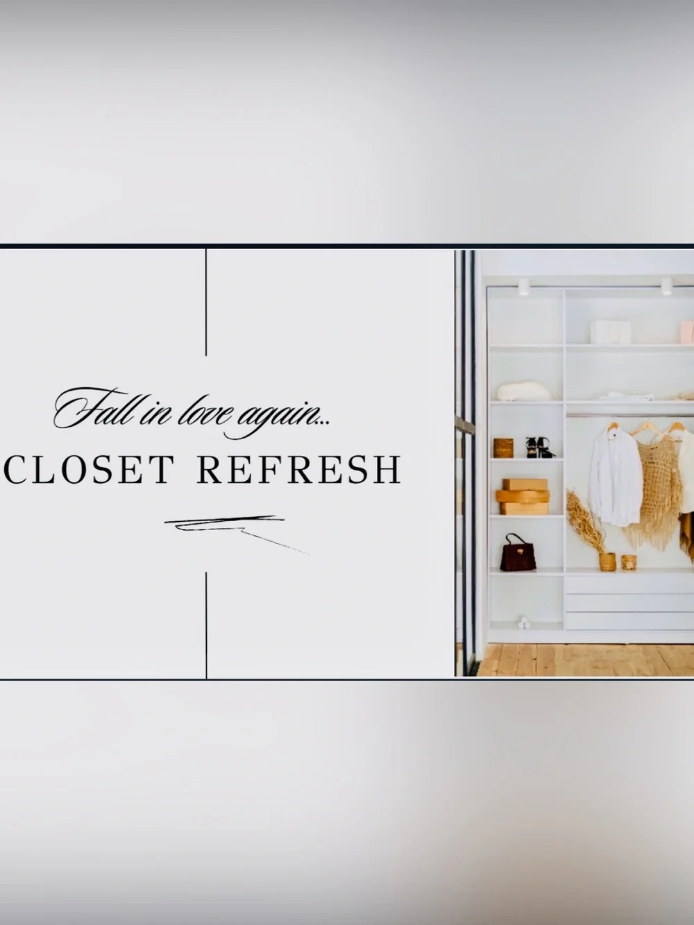 Closet Refresh - Selling everything in my closet - time to refresh your looks!